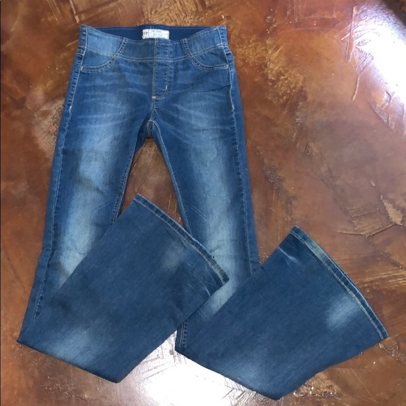 elastic waist bell bottoms